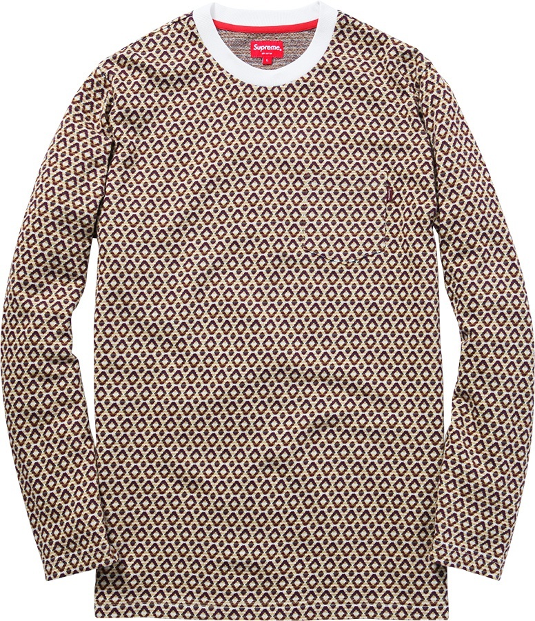 Diamond Jacquard L/S Top view 2